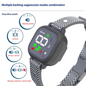 Suministro directo de fábrica de Amazon, tapón de corteza, <span class=keywords><strong>Collar</strong></span> de entrenamiento para perros, vibración de descarga eléctrica, nueva pantalla a Color, operación de Android - Product Image 2