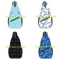 Sac de Poitrine en Gros d'Usine, Sac à Dos de Sport, Sac de Voyage, Sac à Bandoulière Personnalisé, Cadeau pour Sororité et Fraternité, Tendance Décontracté pour Hommes et Femmes