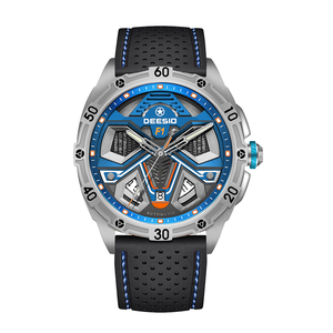 Dessio Men's Luxury <b>Skeleton</b> <b>Automatic</b> Mechanical <b>Watch</b> with Original Movement Custom Logo Wrist Replacement Parts - Product Image 3