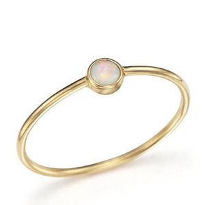 Silmple Style 925 Sterling Silver Yellow Gold Plated Black Diamond <b>Dainty</b> <b>Ring</b> Set - Product Image 6