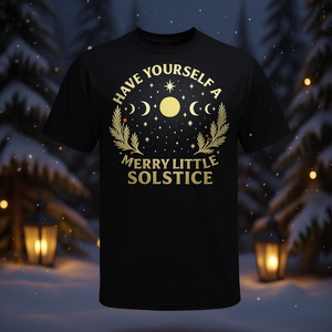 Camiseta Have Yourself A Merry Little Solstice para las fiestas de invierno - Product Image 3