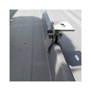 EmperySolar Panel Standing Seam Metal Sheet Roof Clamp Rail Standing Seam Clamp