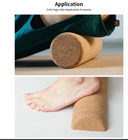 Équipement de yoga et de fitness en liège naturel : Rouleau de relaxation personnalisable avec LOGO, colonne d'équilibre unisexe