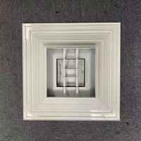 Diffuseur d'air carré en aluminium moderne et durable de haute qualité pour la ventilation des ateliers extérieurs, des sous-sols et des systèmes CVC