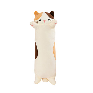 Fat Long <strong>Cat</strong> Big Throw Pillow Cuddle <strong>Cat</strong> <strong>Stuffed</strong> Animal Toys Sleeping Nap Cushion Gery Brown <strong>Black</strong> <strong>White</strong> <strong>Cat</strong> Plush Toy Doll Gift - Product Image 6