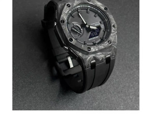 Kit de modification bracelet en caoutchouc FKM et boîtier de montre en fibre de carbone avec boucle ardillon pour <span class=keywords><strong>Ga</strong></span> <span class=keywords><strong>2100</strong></span> – Nouveauté 2026 – Ventes Flash - Product Image 3
