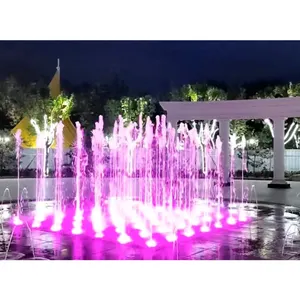 Fontaine d'étang de parc décorative de petite taille fontaine de musique dansante