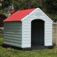Chenil Lynpet écologique, étanche aux intempéries et durable pour animaux de compagnie en plein air, isolé en plastique.
