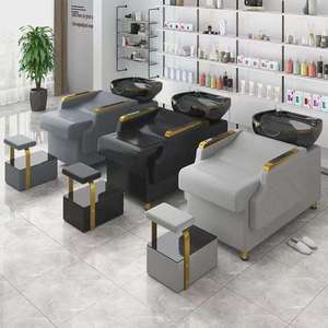 Beauty Hot Sale Back Washing Unit Salon Furniture Beauty Hair Salon Shampoo <b>Bed</b> From China Supplier - Product Image 3