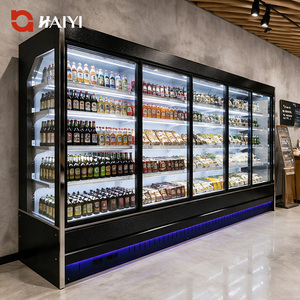 Réfrigérateur commercial à vitrine ouverte, refroidisseur ouvert pour supermarché, pour fruits, légumes et gâteaux - Product Image 2