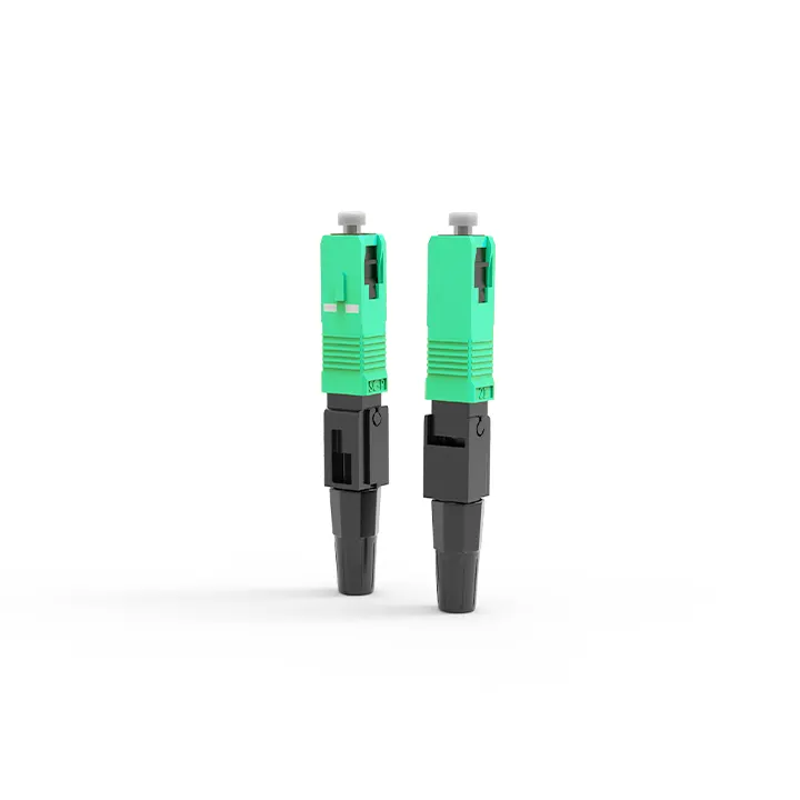 Simplex fiber optik ftth hızlı bağlantı iletişim ekipmanları alan montajı SC APC hızlı bağlantı