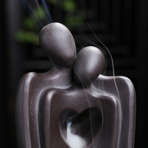Quemador de Incienso de Cerámica para Decoración del Hogar, Conos de Reflujo, Soporte de Porcelana, Conos de Aromaterapia Mixtos, Sándalo Aromático, Ámbar Gris - Product Image 4