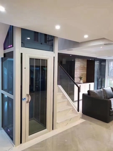 Elevador doméstico de lujo con carga de 400kg, superventas, minielevador móvil hidráulico de 2-5 pisos para villas residenciales, doméstico de lujo - Product Image 5
