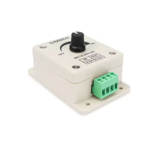 8A Single Color Knob Dimmer <b>12V</b> 24V LED Rotary Wall LED Dimmer <b>Switch</b> Popular in Led Controller Dimmers - Product Image 3