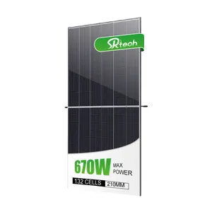 Sunway panels solar 660w solar panel 670w mono solar shingle roof tiles photovoltaic 650w