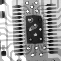 S-7200 d'usine automatique smt pcb équipement d'inspection de contrôle de soudure bga machine à rayons X
