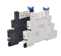 Relais électromagnétique HF41F de type fin 6,2 mm + Base 41F-1Z-C2-1 6A 4kV Isolation pour contrôle industriel
