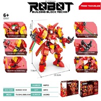 2026 plus récent Joint mobilité Robot bloc de construction assemblage MOC briques Mech guerrier bataille Tech chevalier créatif 3D modèle ensemble