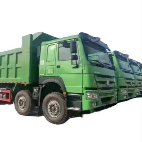 Sinocaminhão howo 6x4 segunda mão usado ou novo caminhão de descarga trator e reboque para venda dimensões diesel veículo ghana