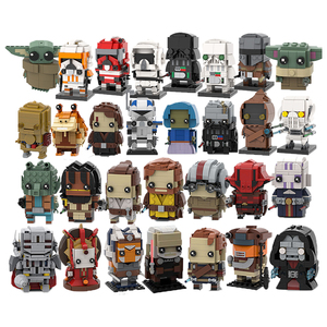 NOUVEAU Space Wares MOC Anakin <span class=keywords><strong>Vader</strong></span> Yoda Leia Jar Jar Binks Obi-Wan Palpatine Dooku Ensembles de blocs de construction Jouets pour enfants - Product Image 2