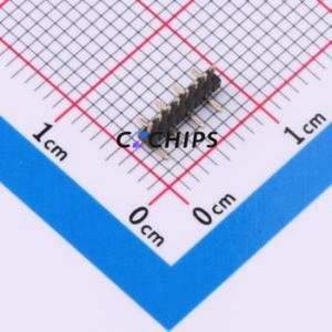 BX-PZ1.0-1-8PWZ Pin Header SMD,P=1mm Connector ( Pin Structure: 1x8P )( Pitch: 1mm )( Round Pin / Square Pin: Pin Header ) - Product Image 1