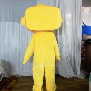 ชุดมาสคอตกำมะหยี่ลายการ์ตูนสีเหลืองสำหรับ2025ชุดมาสคอตตุ๊กตาแบบถอดออก<span class=keywords><strong>ได้</strong></span>ออกแบบให้ระบายอากาศได้ดีสำหรับองค์กรสำหรับฤดูหนาว - Product Image 4
