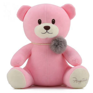 Colori della caramella peluche orsacchiotti peluche personalizzato mini peluche peluche orsacchiotto peluche con soffice pompon - Product Image 1