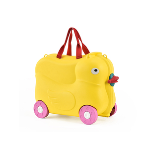 BUBULE Coloré Dessin Animé Forme De Monter Sur La <span class=keywords><strong>Valise</strong></span> À Roulettes pour Enfants - Product Image 1