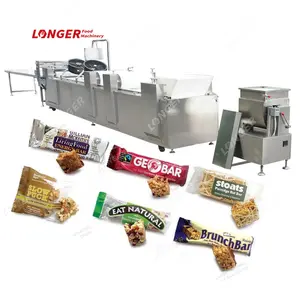 Fabricación profesional turrón máquina de maní caramelo hacer merienda cereal máquina bar