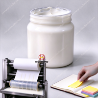 Colle à base d'eau sans résidus à bon prix pour bloc-notes, notes autocollantes, adhésif pour notes, adhésif pour mémos