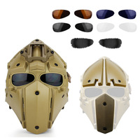 Casque Intégral Modulable de Conduite avec Masque Intégré, Protection Extérieure Monobloc