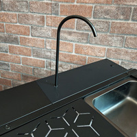 Vente en gros de meubles de camping en plein air au détail IGT plateau à thé unité conseil 0.5 demi-unité distributeur d'eau pour accessoires de consommation de thé