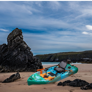 Nuevo Kayak de Plástico de 11 Pies para una Persona 2025 con Accionamiento a Pedal 2 Secciones Modulares Desmontables Montaje Fácil Barco Popular para Pesca - Product Image 2