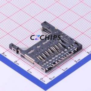 CSD-28B-IM-H SD Card / Memory Card Connector SMD Connector Self-Return Type Standard SD Card Card Holder 2.8mm - Product Image 2
