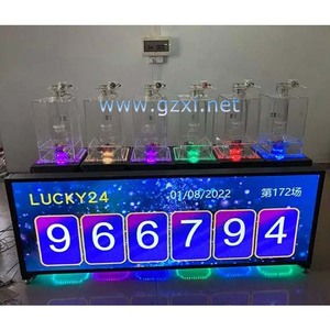 Machine de loterie intelligente Lucky Lotto Ball Game avec soufflage d'air, bingo, loterie avec 4 écrans LCD Pick4 5 6 7 8 9 Keno - Product Image 1