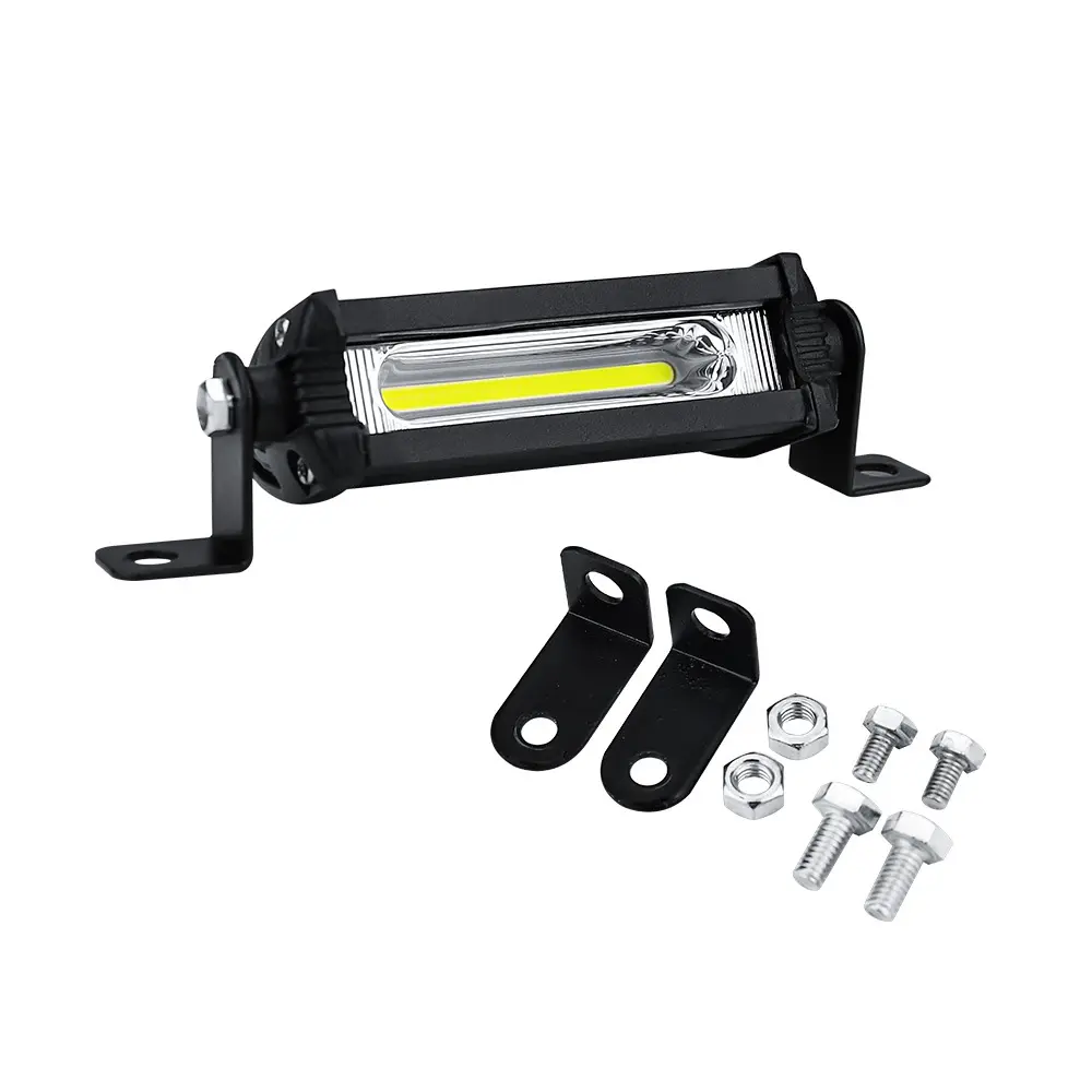 Yosov lampCar LED Arbeits scheinwerfer Mini Single Row COB 9W Modifiziertes Tagfahrlicht Motorrad Zusatz licht