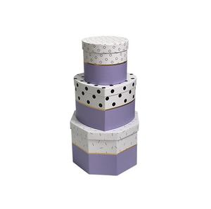 Venta directa de fábrica 3 piezas amor floristería entrega regalo multiforma mezcla de dos colores corazón redondo seis esquinas flor caja de papel - Product Image 5