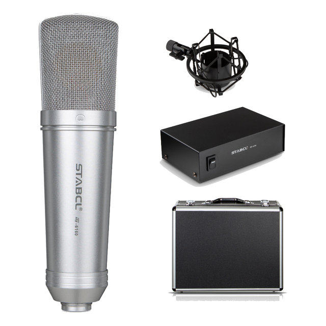 ST-6160 Professional Studio Condenser Microphone for Recording OEM ODM Recording Microphone