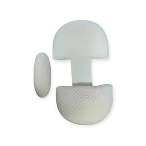Coussin de maternité ergonomique super confortable et réglable en forme de papillon avec bande Velcro pour soulager les douleurs au dos, aux hanches et à la taille pour les femmes enceintes - Product Image 3