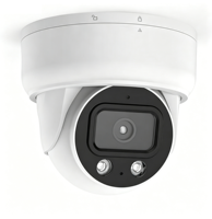 Caméra IP POE 4MP compatible Hik, double éclairage intelligent, couleur intégrale, Plug & Play, micro intégré, surveillance réseau, caméra bullet CCTV 2K