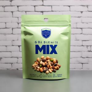 Mélange de noix de châtaignier pelées de qualité supérieure, barrière aromatique haute performance, sachet refermable Ziplock, qualité alimentaire, 1 lb, pochette verticale - Product Image 1