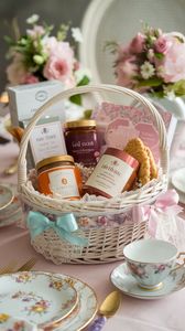 JY sacchetti di fiori trasparenti per la festa della mamma mazzi di cerchio vuoto cesto di salice di vimini elegante vaso vuoto Idea regalo - Product Image 4