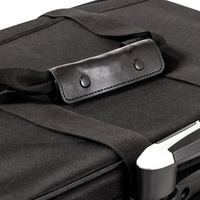 Refroidisseur de vin professionnel personnalisé 12 bouteilles Transporteur Sac à roulettes Sac isotherme de vin étanche Bagages de vin avec séparateurs amovibles