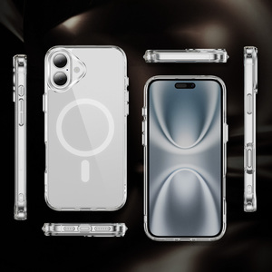 Disponibile - Nuova Cover Magnetica Trasparente Sottile Anti-Graffio <span class=keywords><strong>per</strong></span> <span class=keywords><strong>iPhone</strong></span> 17/16/16 Plus - Pronta Spedizione - Vendita all'Ingrosso - Product Image 5