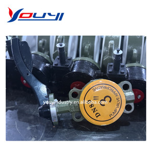Vanne papillon manuelle YOUYI en plastique <span class=keywords><strong>blanc</strong></span> avec doublure PTFE PFA, taille de <span class=keywords><strong>port</strong></span> 2"-12" pour eau et produits chimiques à haute température - Product Image 3