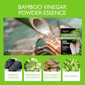 แผ่นแปะเท้าถ่านไม้ไผ่ชาเขียวเพื่อสุขภาพ ช่วยให้นอนหลับสบาย ขายดี - Product Image 3