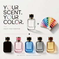 Flacon de parfum noir de luxe, vide, 100 ml, flacon de parfum en verre, nouveau design, flacon de parfum avec logo personnalisé et boîte