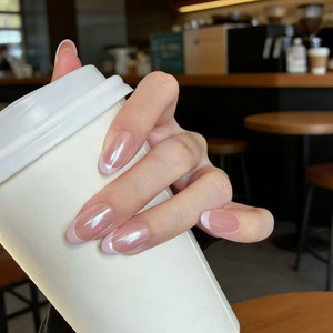 <span class=keywords><strong>Uñas</strong></span> Postizas Blancas Plateadas de Alta Calidad, <span class=keywords><strong>Uñas</strong></span> a Presión Hechas a Mano <span class=keywords><strong>con</strong></span> Diseño de <span class=keywords><strong>Rosa</strong></span>, Mariposa y Lazo - Product Image 1