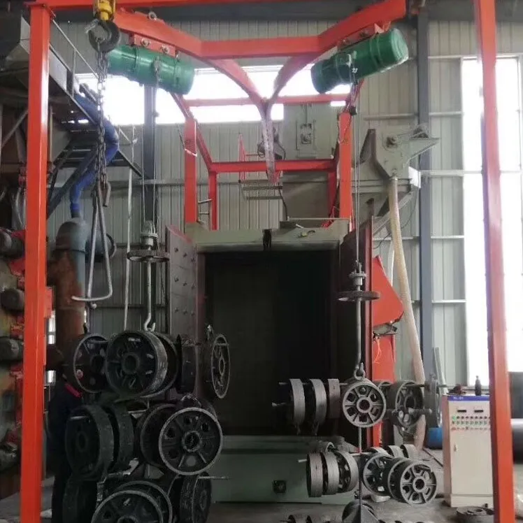 Overhead type vehicle shot blasting machine  sand blasting equipment