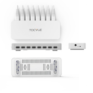 8-Port Anti-Theft <b>USB</b>-<b>C</b> Charging System 120dB Alarm & Wireless Remote for 3C Stores ABS Material TCP Network - Product Image 5